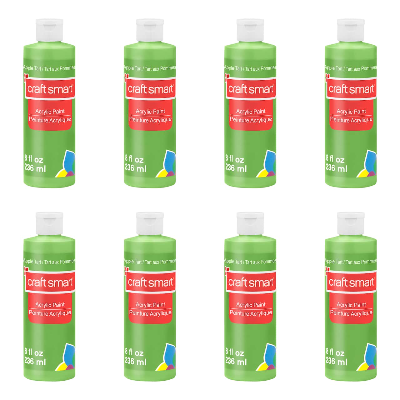 8 Pack: 8oz. Acrylic Paint by Craft Smart®